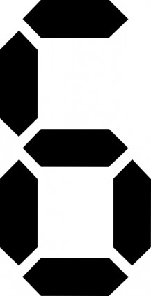 7 セグメント クリップ アート ベクター クリップ アート - 無料ベクター