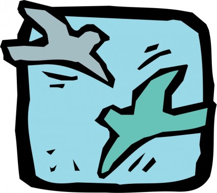 鳥アイコン 01 無料ベクター 67.25 KB