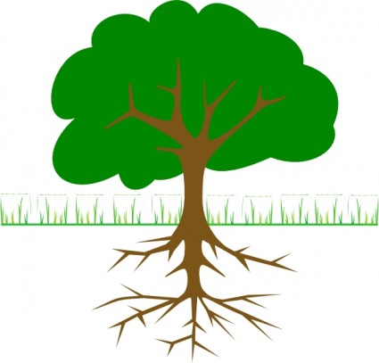 木の枝と根クリップアート ベクター クリップ アート 無料ベクター 無料素材イラスト ベクターのフリーデザイナー