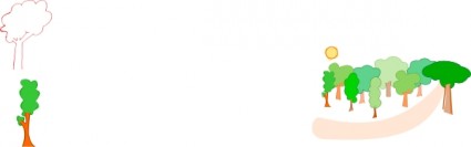 森林クリップアート ベクター クリップ アート - 無料ベクター