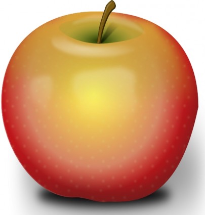 写実的な赤リンゴ クリップ アート ベクター クリップ アート 無料ベクター 無料素材イラスト ベクターのフリーデザイナー