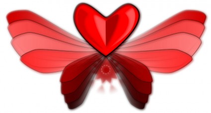 WingLoveHeart 無料ベクター 228.11 KB
