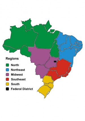 ブラジルの地域無料ベクター 115.87 KB