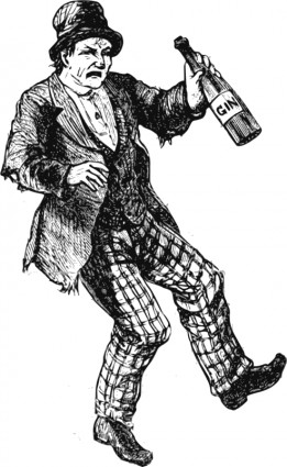 ジン ・なしジュース無料ベクター 1.03 MB に酔って