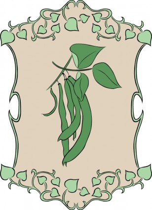 庭記号文字列の豆を無料ベクター 236.57 KB