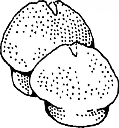 食糧植物 Linearts Popovers クリップアート ベクター クリップ アート - 無料ベクター