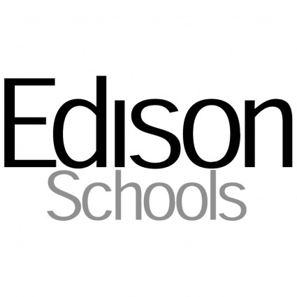 エジソンの学校のベクターのロゴ - 無料ベクター