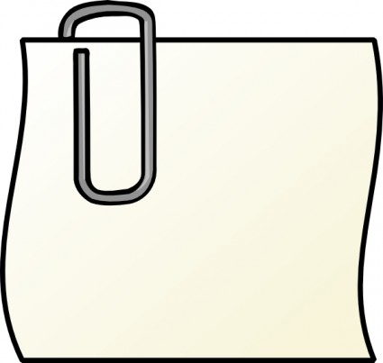 メモとクリップ クリップ アート ベクター クリップ アート - 無料ベクター