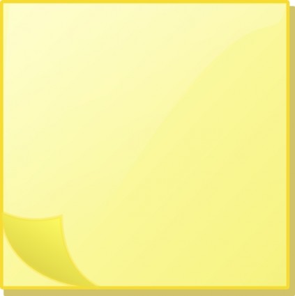 スティッキー メモ パッド クリップ アート ベクター クリップ アート - 無料ベクター