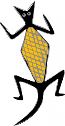 建築家 - トカゲ無料ベクター 111.34 KB