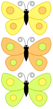 Cartoon_butterfly_dw3 無料ベクター 88.90 KB