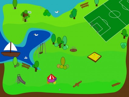 無料海上公園ベクター 141.44 KB