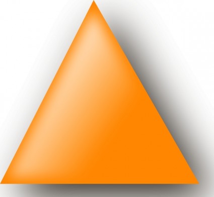 オレンジ三角形クリップ アート ベクター クリップ アート 無料
