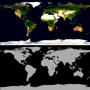 Earth39s 黒と白の表面テクスチャ マップのフリー写真素材 1.09 MB