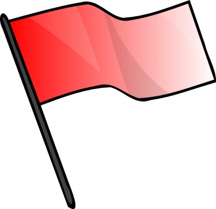 赤い旗がクリップ アート ベクター クリップ アート 無料ベクター 無料素材イラスト ベクターのフリーデザイナー