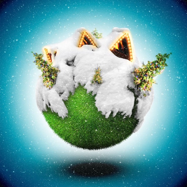 美しいクリスマス極座標定義画像無料ストック写真 11.38 MB