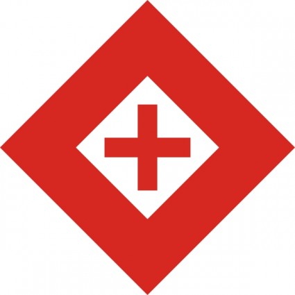 ベクター クリップ アート - 無料ベクター クリップ アートの結晶での赤十字