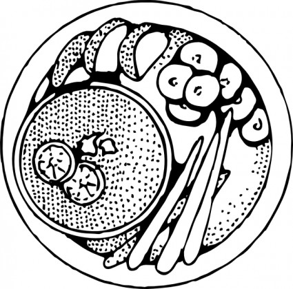 フード プレート クリップ アート ベクター クリップ アート - 無料ベクター