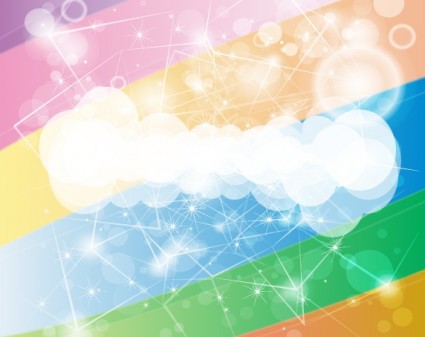 Shoting レインボー デザイン無料ベクター 544.32 KB