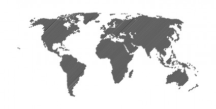 世界地図 45 線ベクター無料ベクター 125 17 Kb 無料素材イラスト ベクターのフリーデザイナー