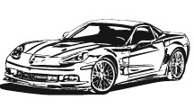 コルベット ZR1 ベクター無料ベクター 361.70 KB