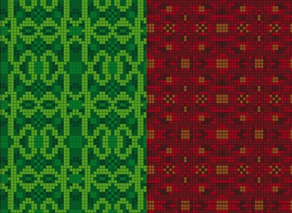 生地組織キルト赤スコットランド無料ベクター 156.37 KB から緑