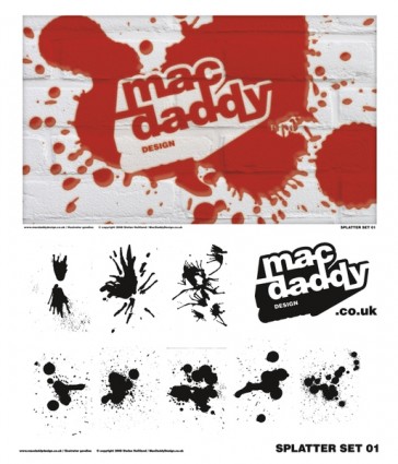 スプラッタ設定 1 無料ベクター 19.96 MB