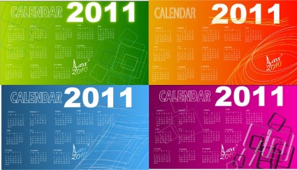 単に... カレンダー!無料ベクター 4.21 MB