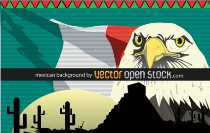 メキシコ背景無料ベクター 1.21 MB