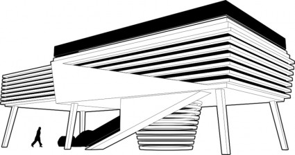 家の周りの木ベクター無料ベクター 37.74 KB