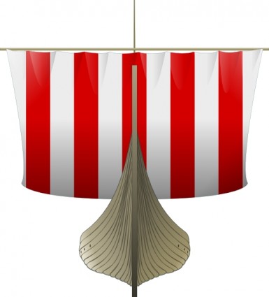 バイキング船出航クリップアート ベクター クリップ アート - 無料ベクター