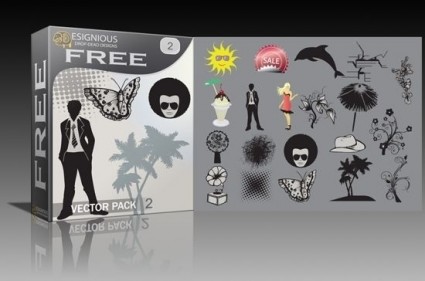 無料のベクター パック無料ベクター 1.45 MB