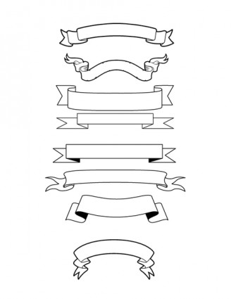 一般的なベクター バナー無料ベクター 972.30 KB