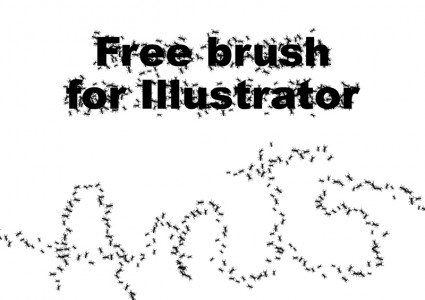 Ant イラストレーター ブラシ無料ベクター 1.73 MB