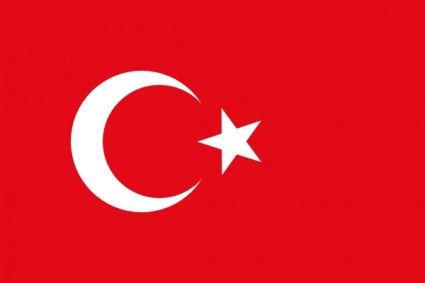 トルコの旗がクリップ アート ベクター クリップ アート - 無料ベクター