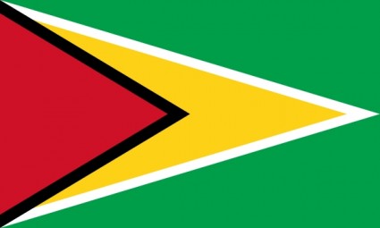 ガイアナの旗がクリップ アート ベクター クリップ アート - 無料ベクター