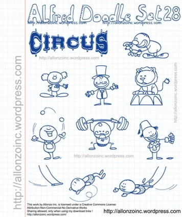 アルフレッド ・落書き設定 28 無料ベクター 5.56 MB