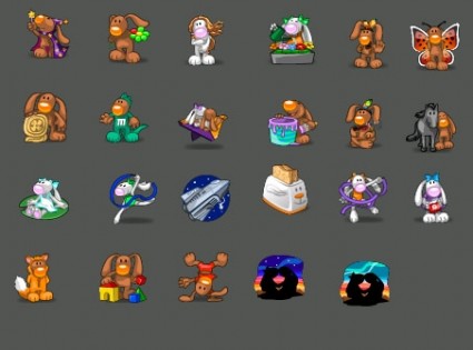 ウサギ XP アイコンをパック無料アイコン 1.60 MB