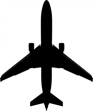 ボーイング飛行機シルエット クリップアート ベクター クリップ アート 無料ベクター 無料素材イラスト ベクターのフリーデザイナー