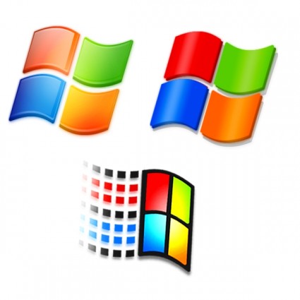 Windows システムのロゴ アイコンをパック無料アイコン 1,013.68 KB