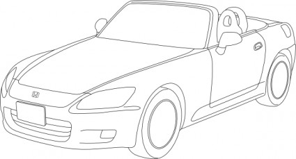 ホンダ S2000 概要クリップアート ベクター クリップ アート - 無料ベクター