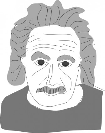アルバート アインシュタイン漫画クリップ アート ベクター クリップ アート 無料ベクター 無料素材イラスト ベクターのフリーデザイナー