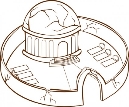 修道院クリップアート ベクター クリップ アート - 無料ベクター