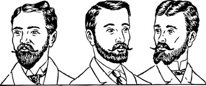 メンズ髪スタイル年頃クリップアート ベクター クリップ アート - 無料ベクター