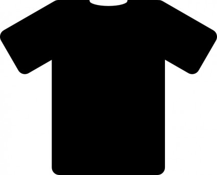 黒の T シャツ クリップアート ベクター クリップ アート - 無料ベクター | 無料素材イラスト・ベクターのフリーデザイナー