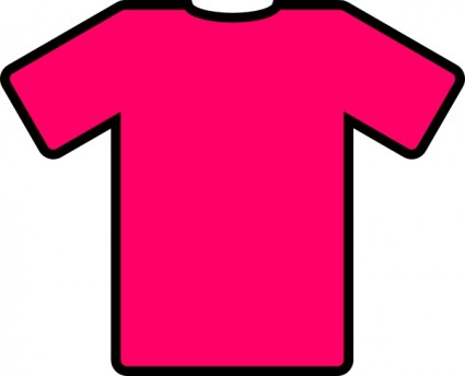 ピンクの T シャツ クリップアート ベクター クリップ アート - 無料ベクター