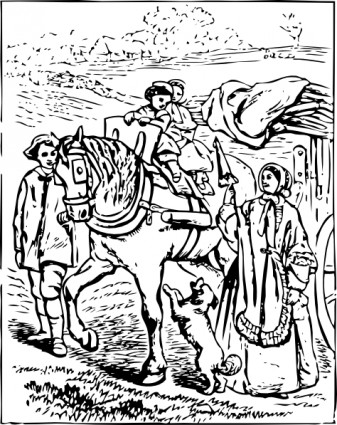 カミング ホーム クリップ アート ベクター クリップ アート - 無料ベクター