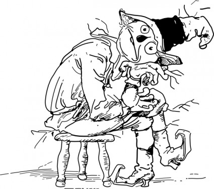 悲しいかかしクリップアート ベクター クリップ アート - 無料ベクター