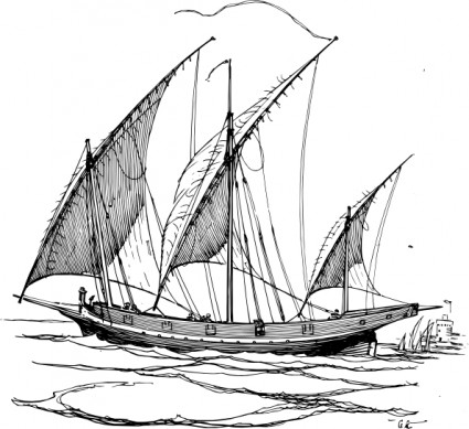 三つ角帆クリップアート ベクター クリップ アート - 無料ベクター