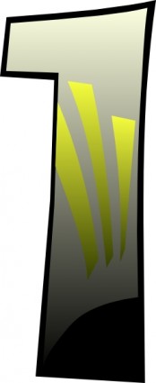 作成日 1 数クリップアート ベクター クリップ アート - 無料ベクター